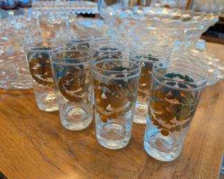 MCM gold eagle Hi ball glasses - Fred Press