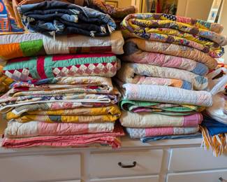 Vintage quilts from early to mid 1900's