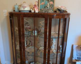 Antique curio cabinet