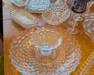 Special or more rare Fostoria "American" pattern glassware - shrimp cocktail/dip bowl