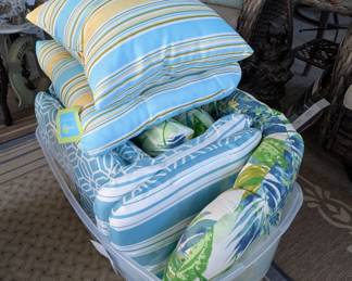 New patio cushions