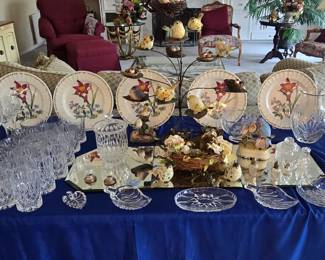 Crystal  - Mikasa Plates - Decor