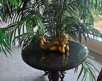 Side Table - Artificial Plant 