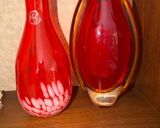 MCM Murano Art Glass, MCM Murano Sommerso Glass