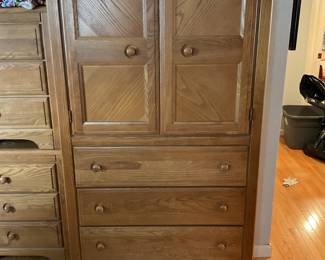 Matching armoire by Vaughan Bassett