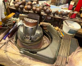 Engraver's Ball Vise being sold with all the engraving tools / gravers