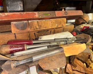 old tools and level