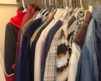 Clothing (M, L, and size 2 in Chico)