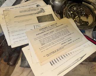 Engraving tools (being sold as a lot)