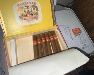 Cigars.. (ok so who remembers Young Frankenstein and Gene Hackman ... "CiGarrr?").                       