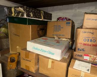 Sold some older Christmas items but still lots of great things!