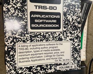 TRS-80 Applications Software Sourcebook