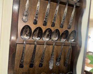 Silverplate spoon collection