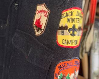 Pascack District '70's jacket with badges
