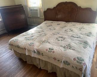 old Bed w/Headboard and frame