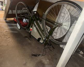 bike hiding in the basement