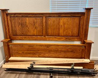 King bed frame.  