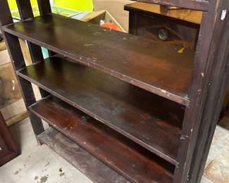 Arts and Crafts open bookcase 