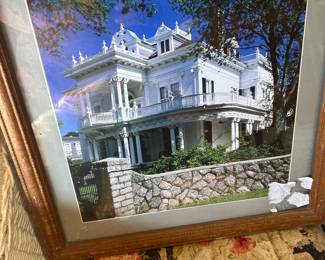 Framed photo of the St. Charles Avenue Wedding cake house 