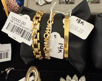 14k Link Bracelet (BL), 14k Bracelet, 18k Gold Bracelet