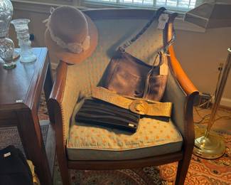Louis XVI Style Armchair, Purses
