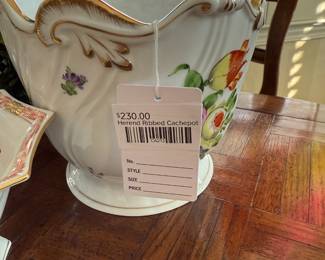 Herend Ribbed Cachepot