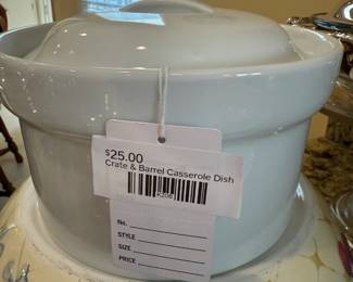 Crate & Barrel Casserole Dish