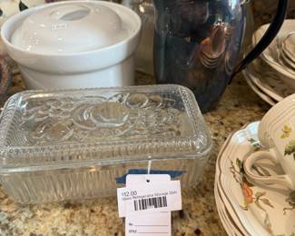Glass Refrigerator Storage Dish