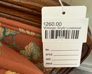 Vintage-Style Loveseat 