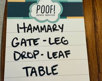 Hammart Gate-Leg Drop-Leaf Table 