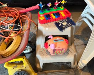 Step Stool, Leaf Blower, Kids Toys