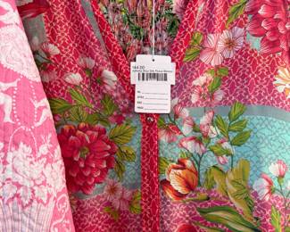 Johnny Was Silk Floral Blouse