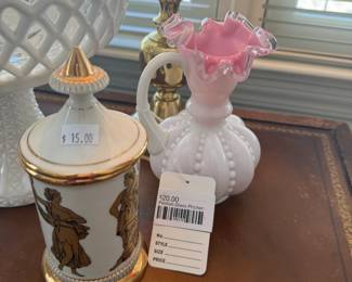 Fenton Glass Pitcher