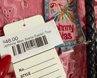 Johnny Was Sadie Eyelet Top