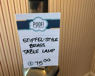 Stiffel-Style Brass Table Lamp