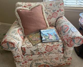 Ethan Allen Upholstered Armchair, Camelot Book