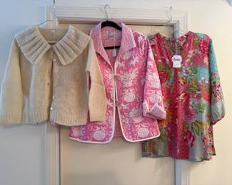 Johnny Was Silk Floral Blouse