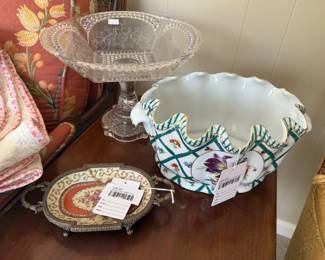 Royal Europe Cachepot, Wong Lee 1895 Tray 