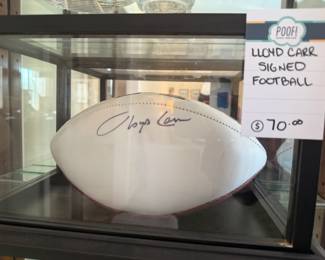 Lloyd Carr Signed Football 