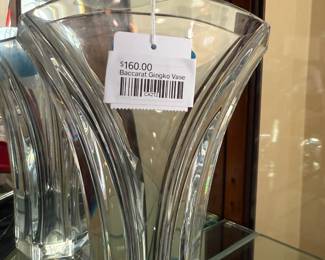 Baccarat Gingko Vase 