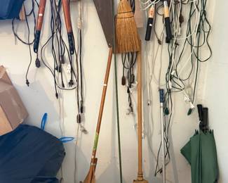 Brooms, Yard Tools, Extension Cords