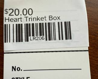 Heart Trinket Box 