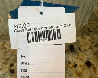 Glass Refrigerator Storage Dish