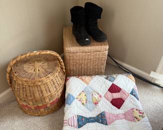 Baskets, Quilts, Shoes 
