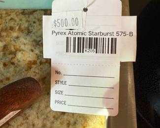 Pyrex Atomic Starburst 575-B