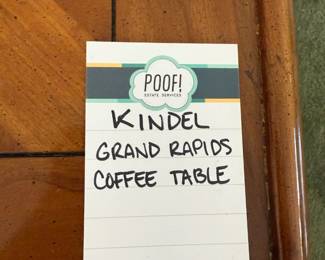 Kindel Grand Rapids Coffee Table 