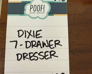 Dixie 7-Drawer Dresser