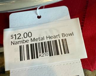 Nambe Metal Heart Bowl