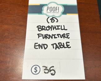 (B) Broyhill Furniture End Table