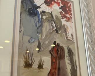 Salvador Dali Divine Comedy Purgatory Print